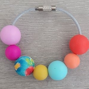 Bright Beads Bogg Bag Purse Charm